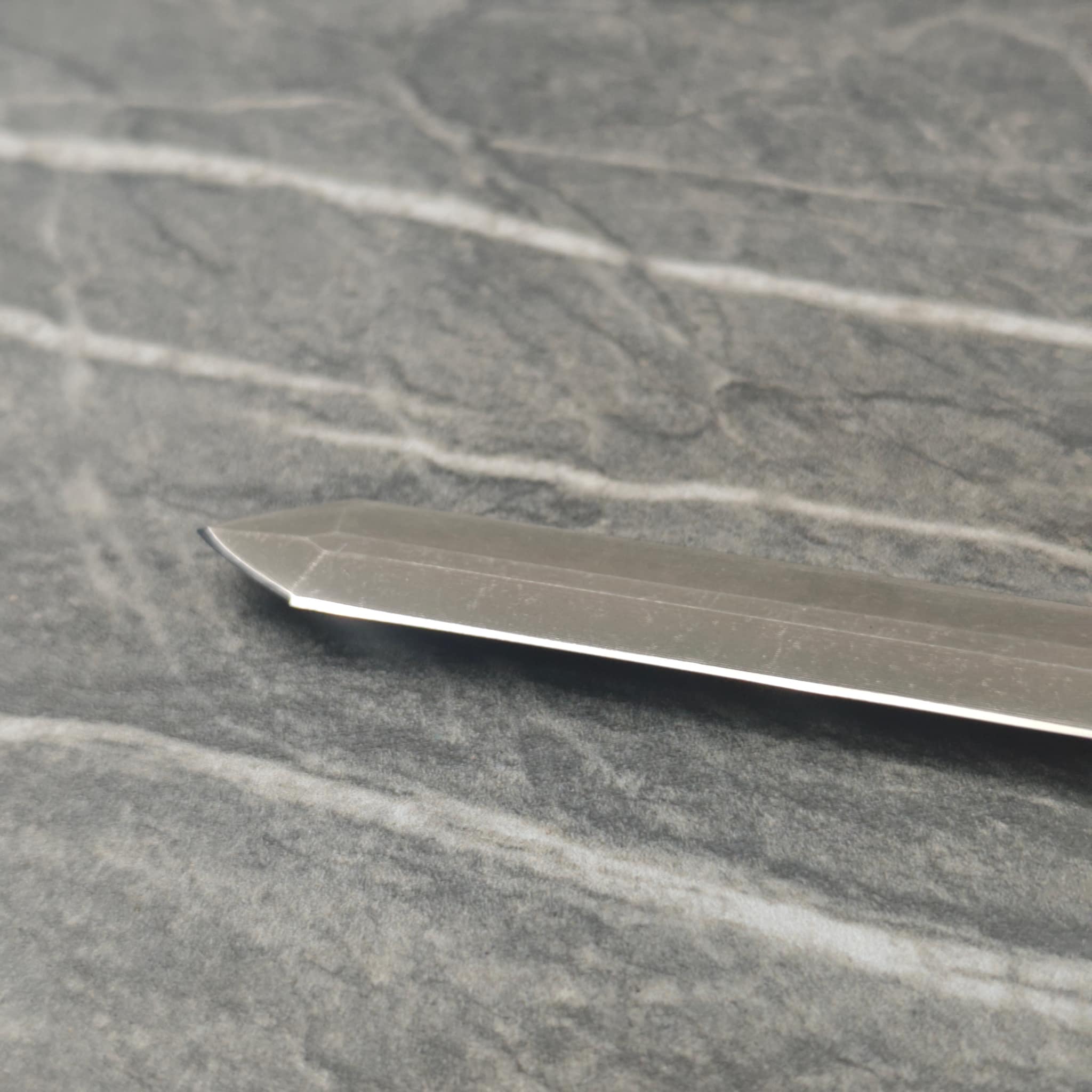 Knife after professional edge restoration