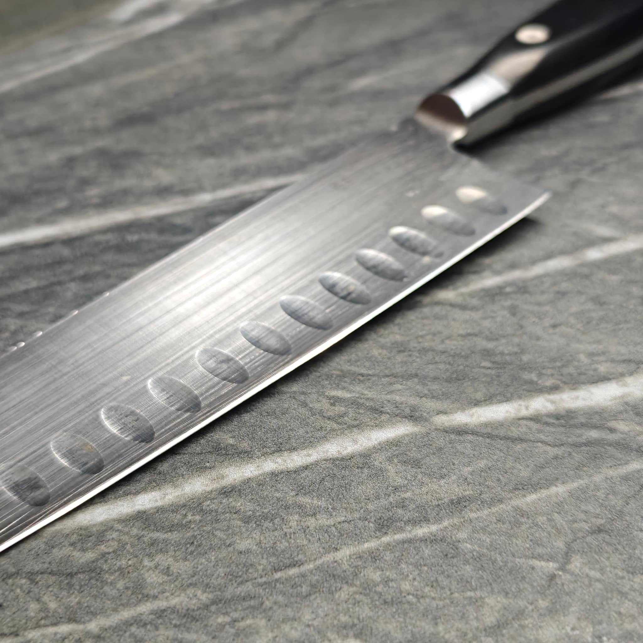 Tool blade sharpened at professional station