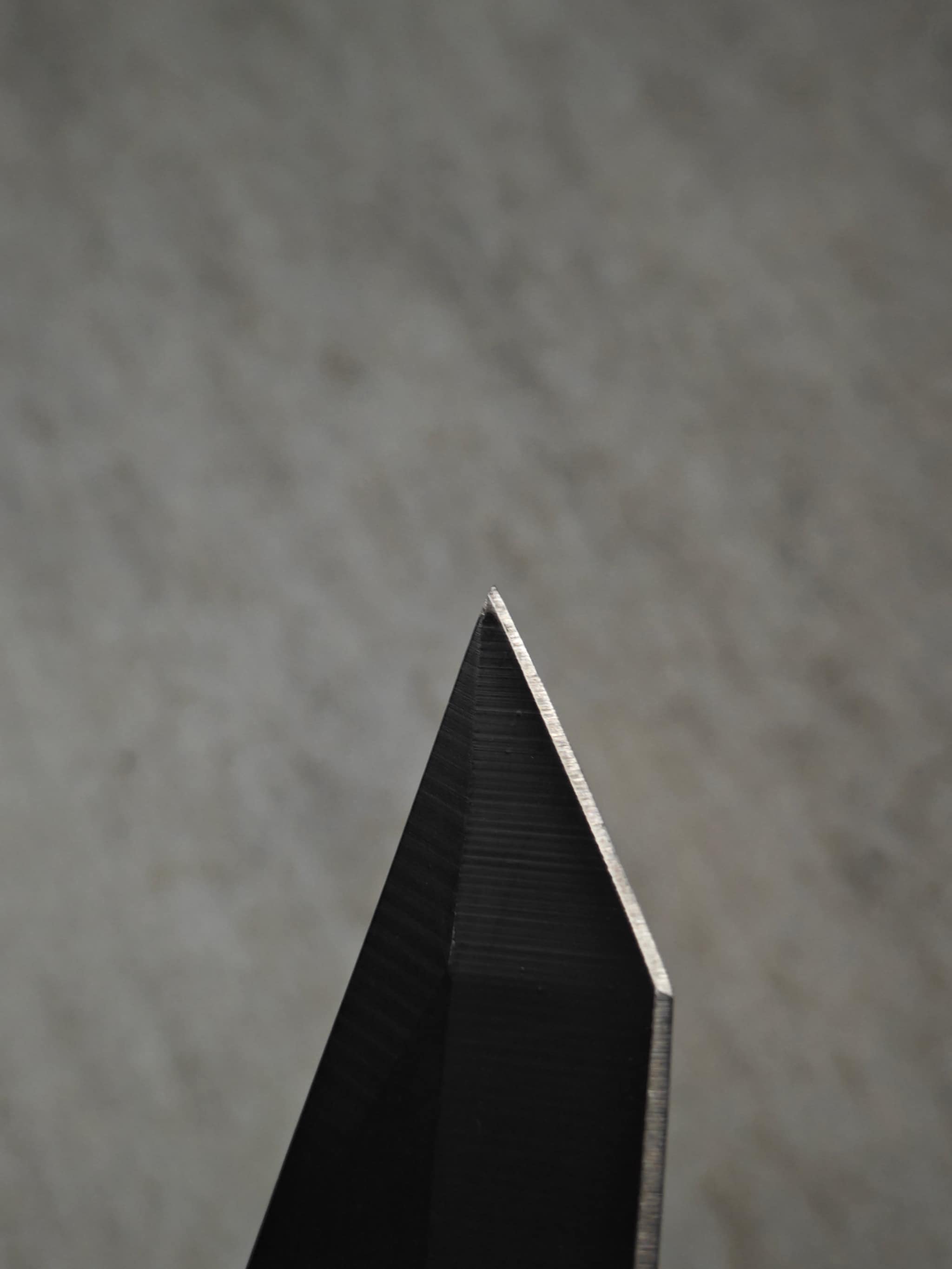 Pocket knife – polished blade detail after sharpening