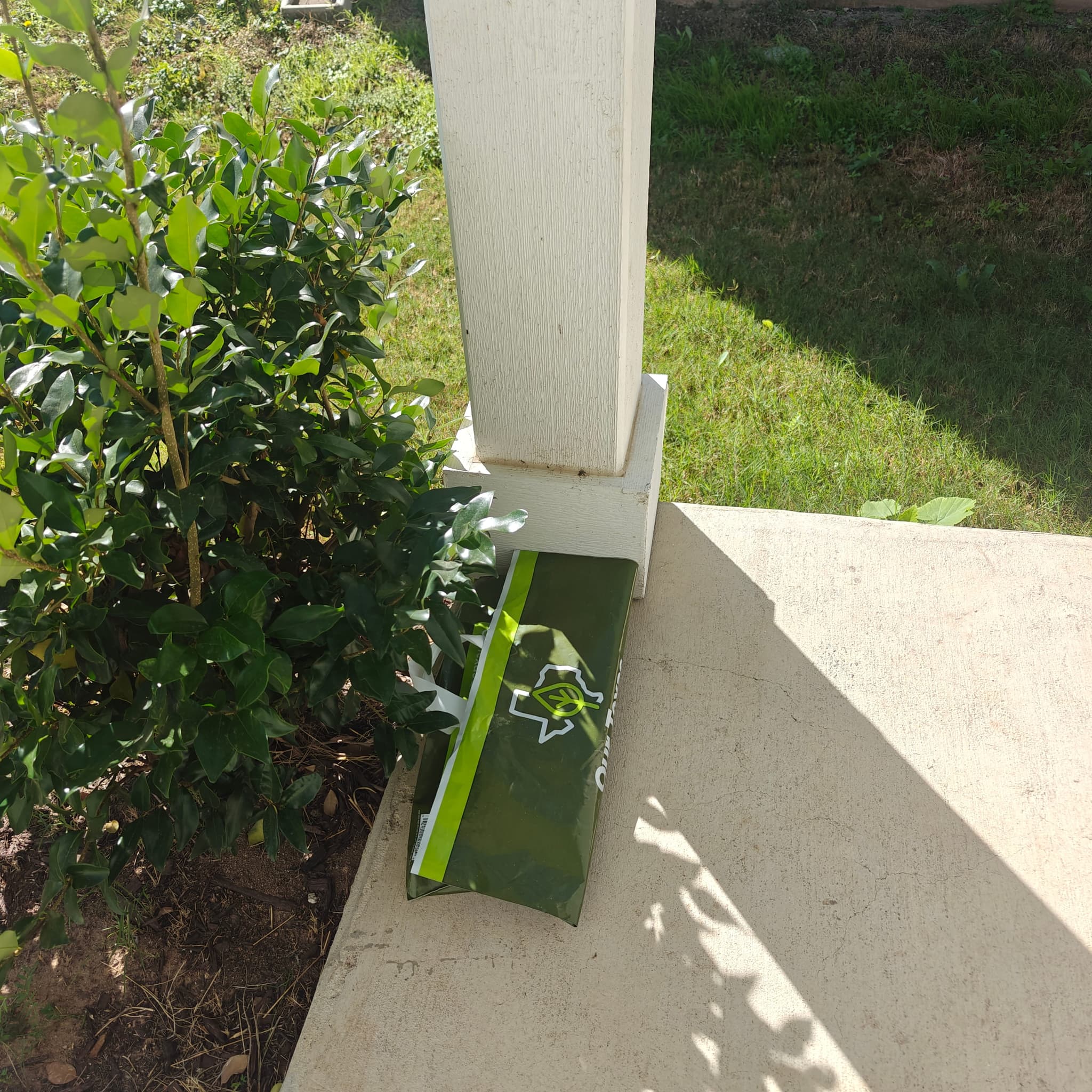 Seriously Fast Sharpening porch drop-box sign