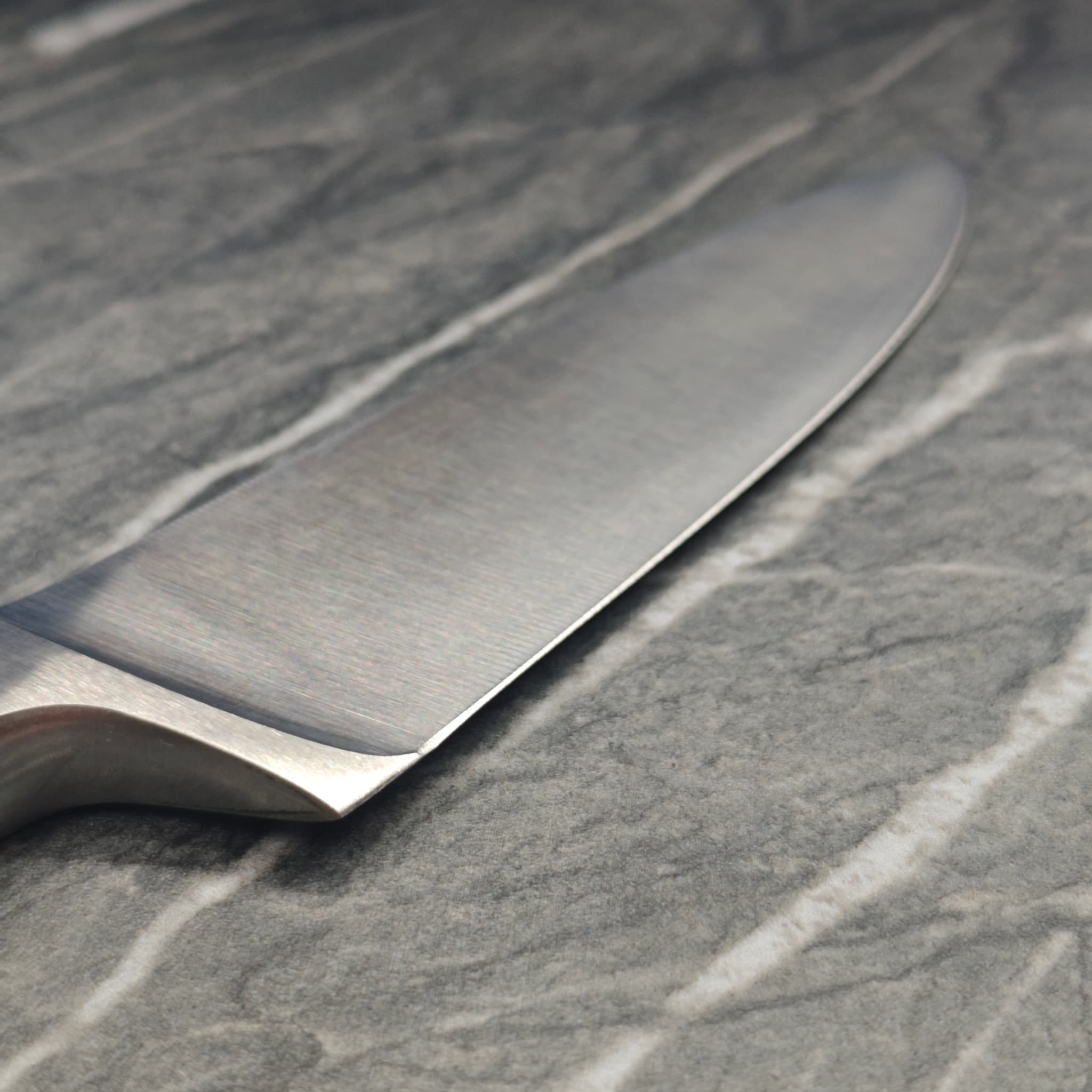 Collection of sharpened blades after service