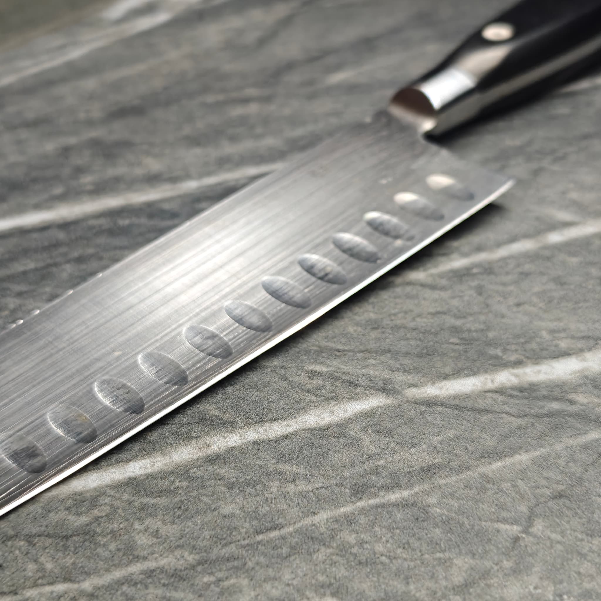 Tool blade sharpened at professional station