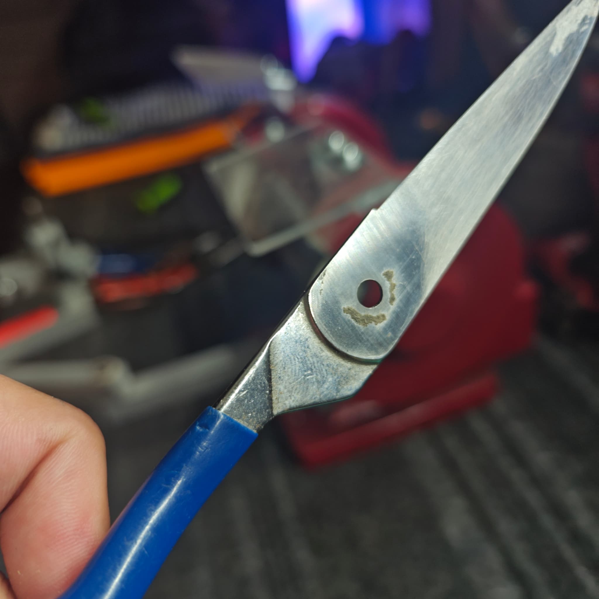 Scissors sharpened to precision edge – Oct 2025