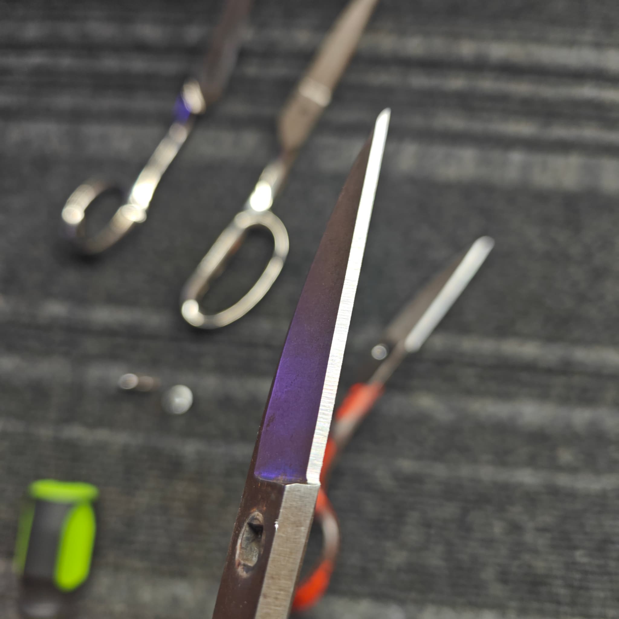 Precision scissors restored to factory sharpness