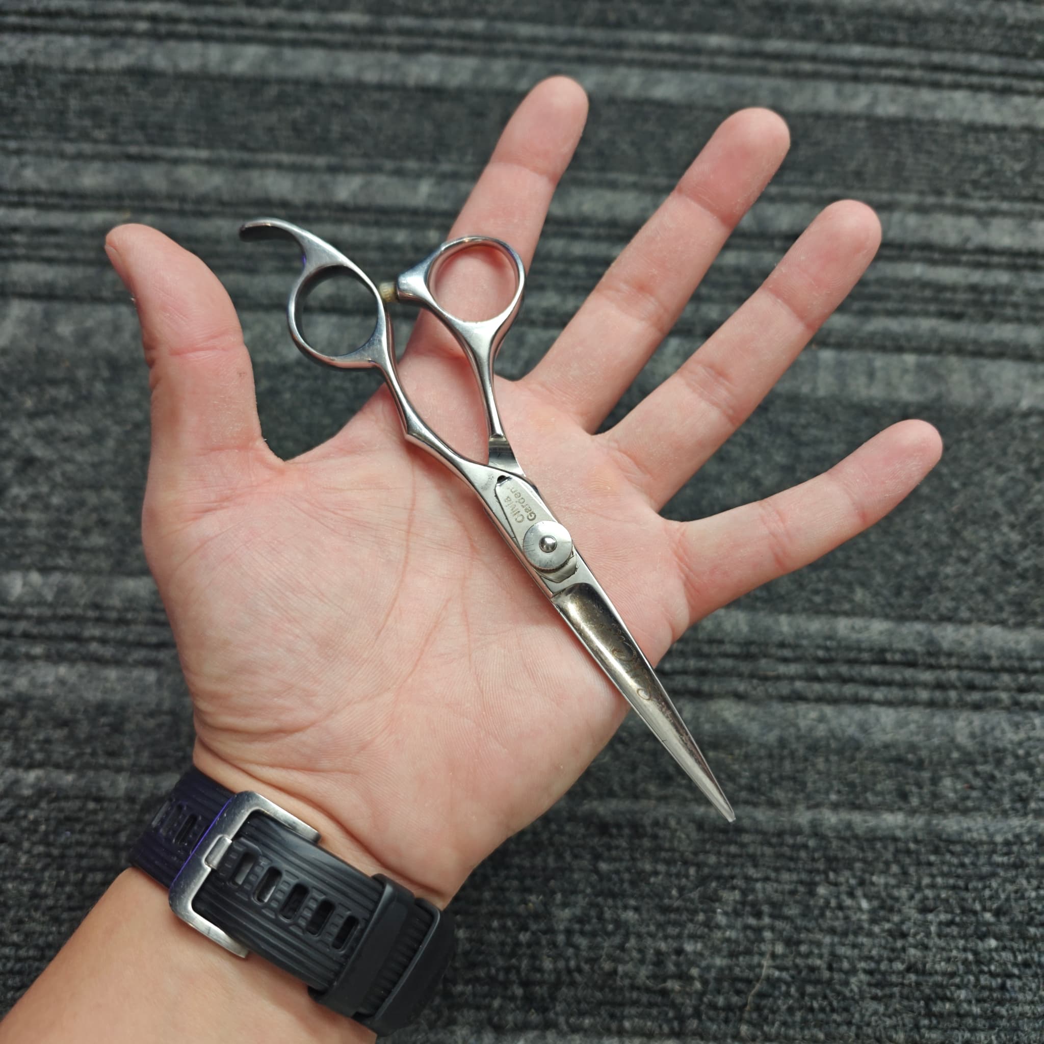 Precision scissors after professional sharpening