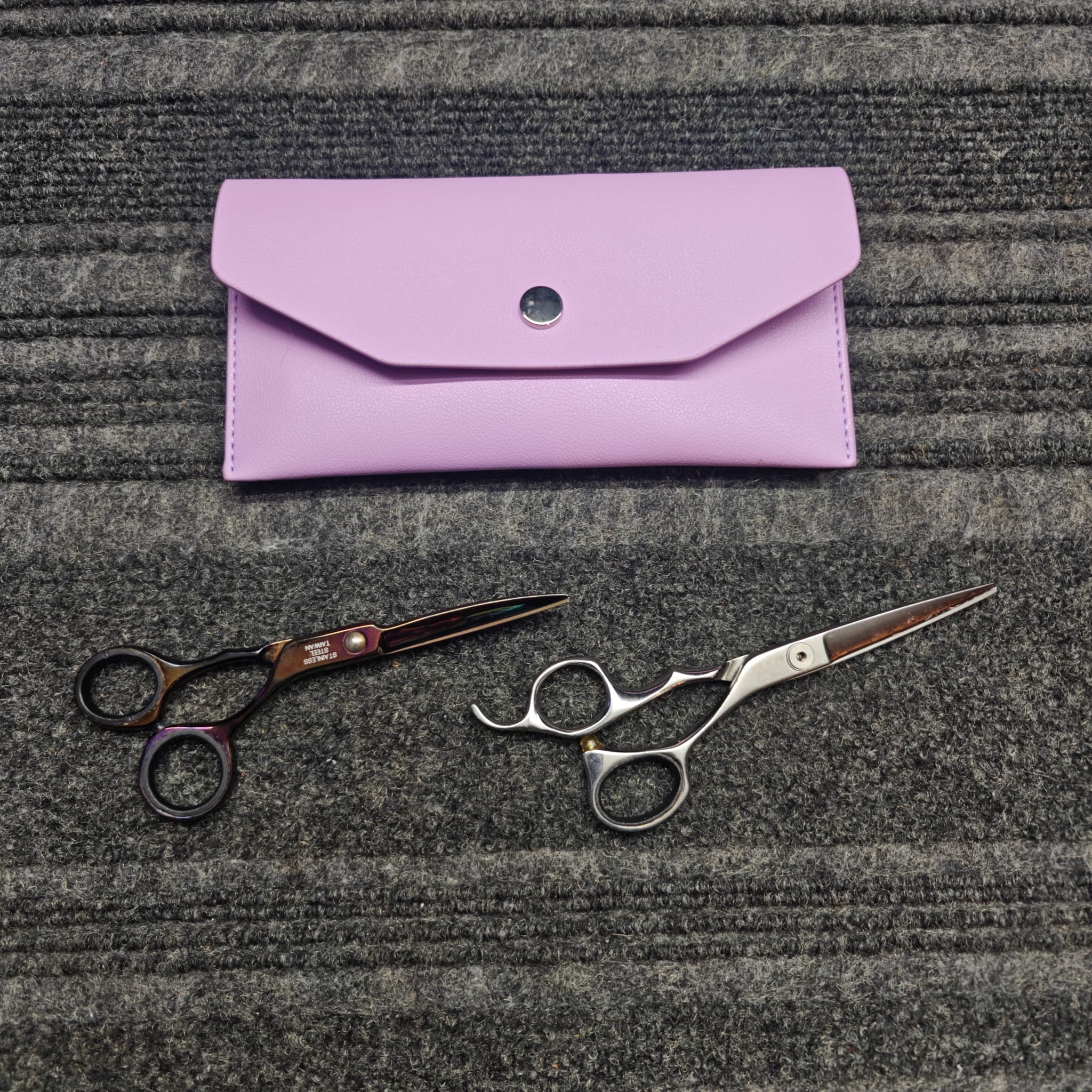 Scissors edge restored to factory sharpness