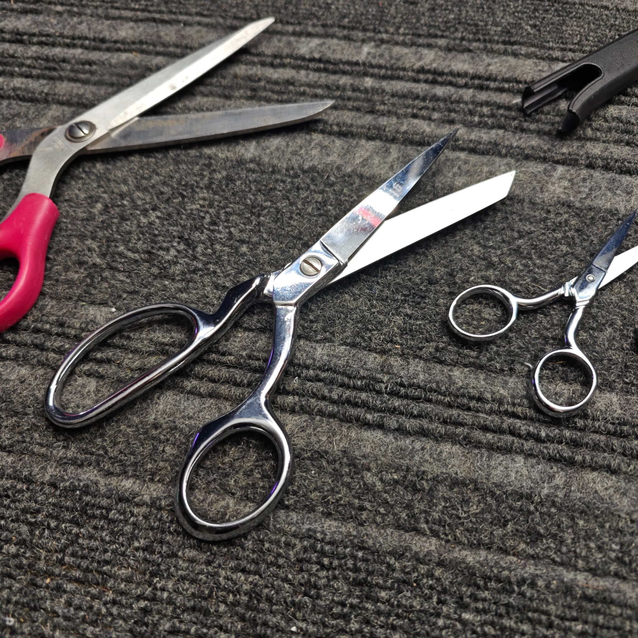 Scissors sharp and ready for return