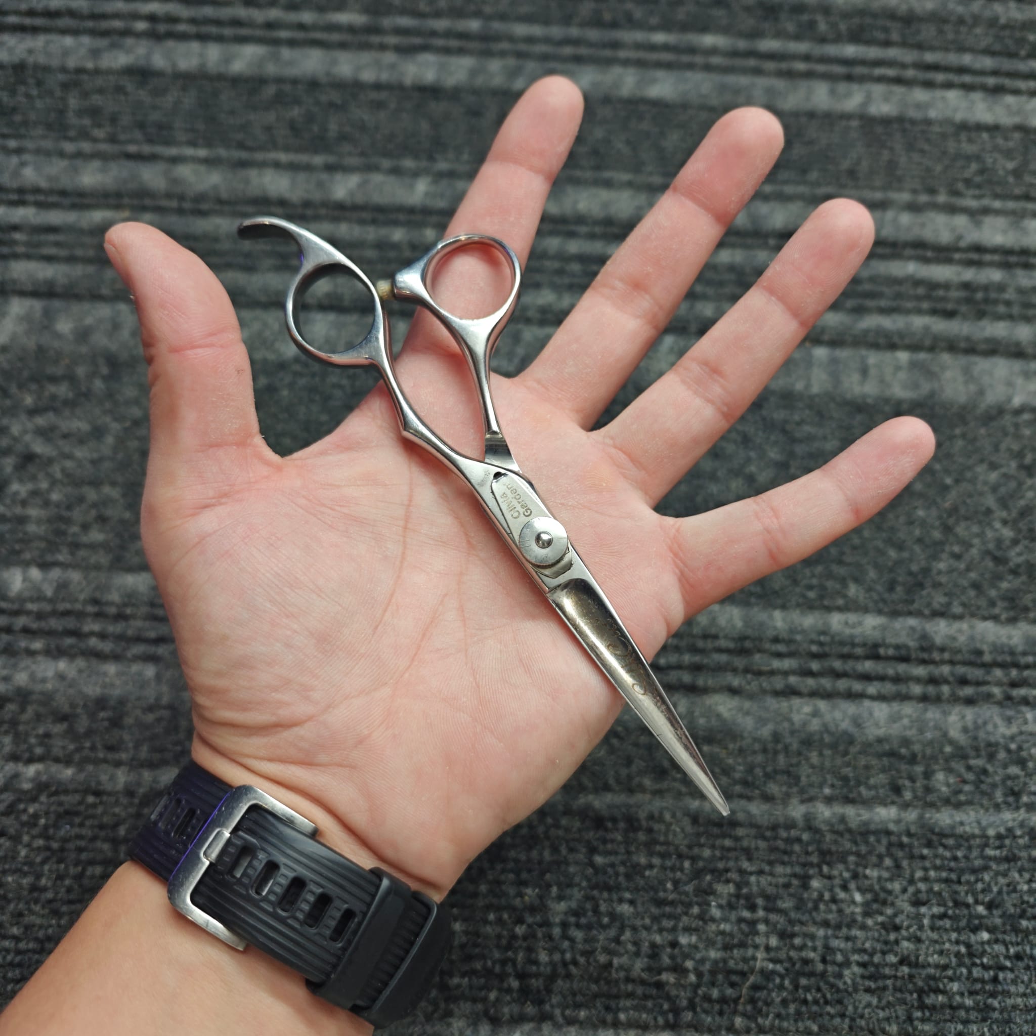 Precision scissors after professional sharpening