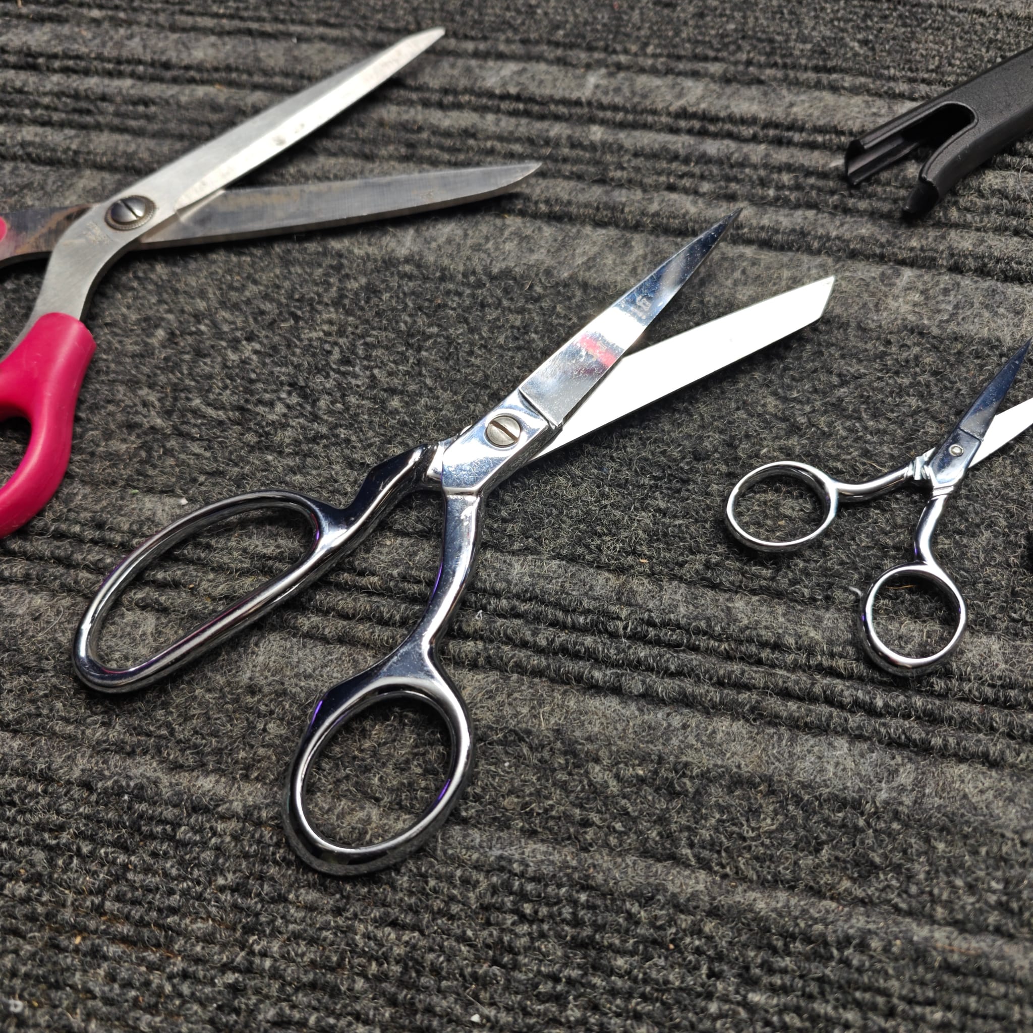Scissors sharp and ready for return