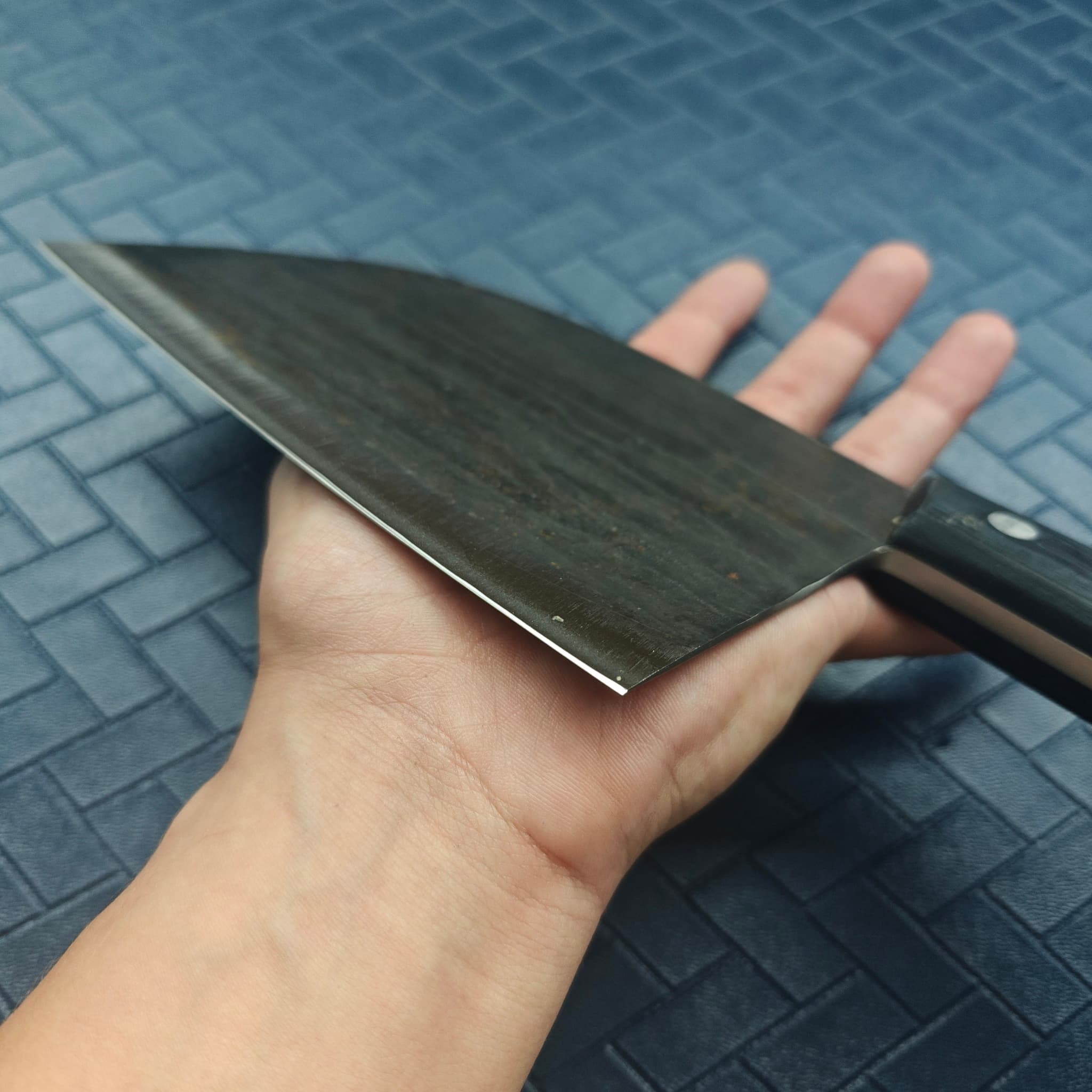 Before, chipped edge