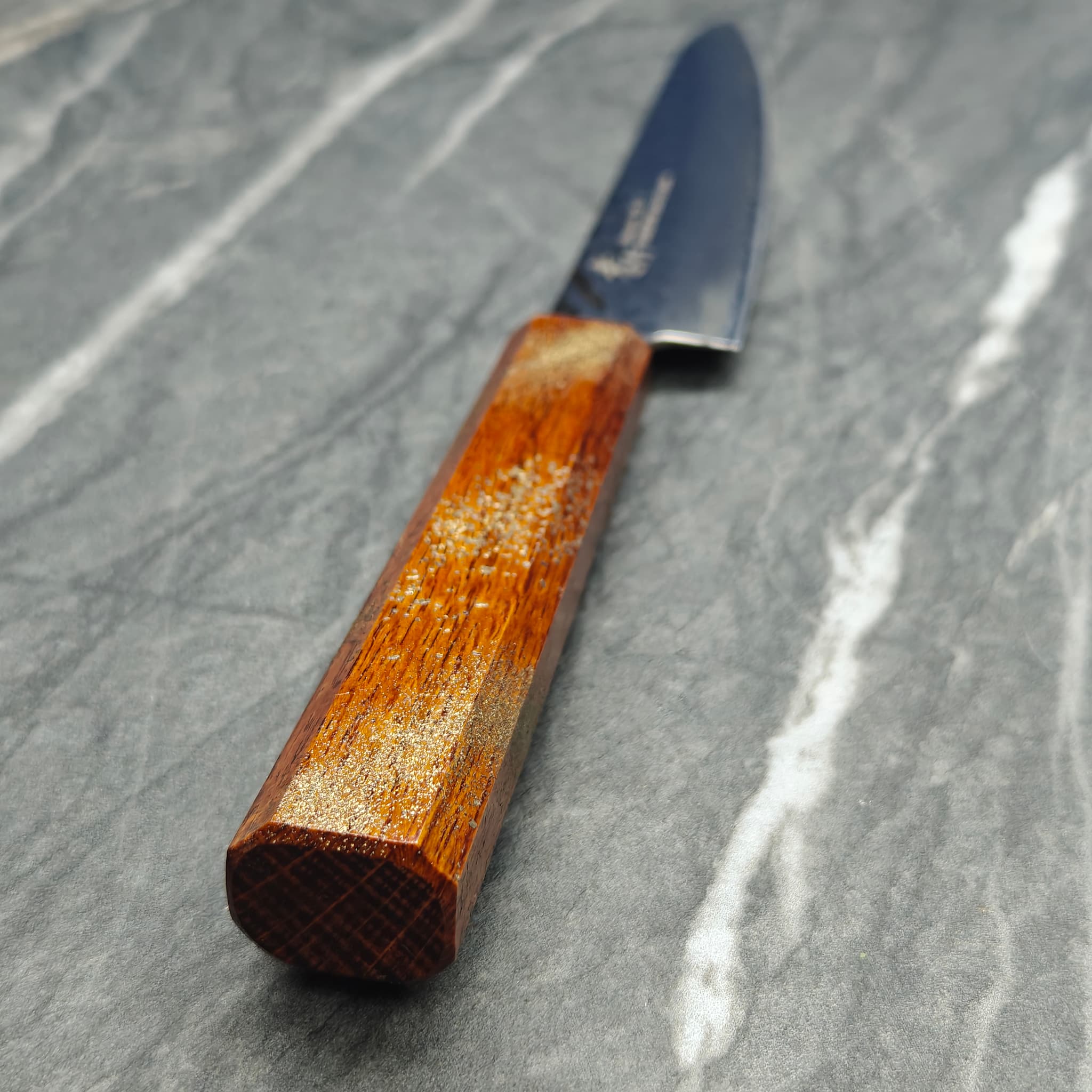Japanese knife handle clean and restored