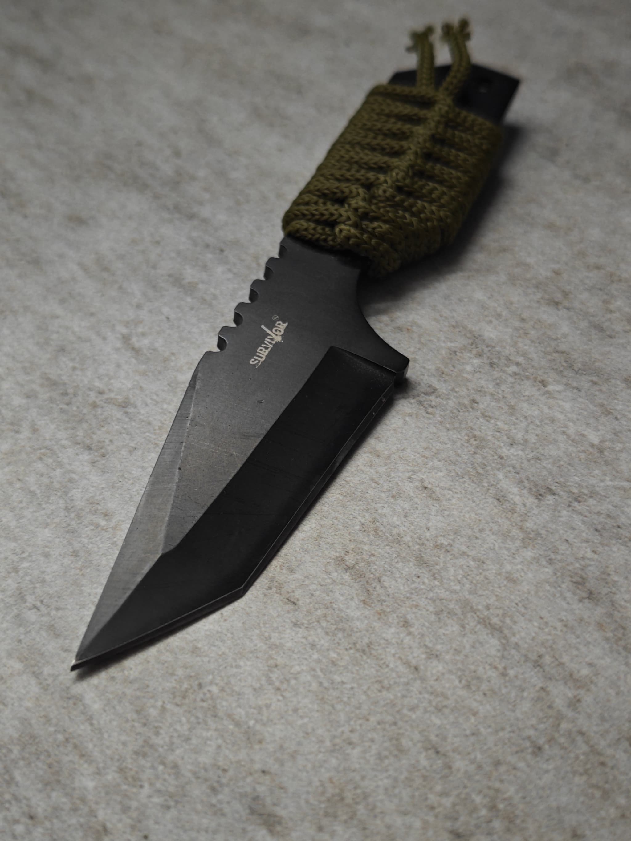Pocket knife – dull edge before sharpening